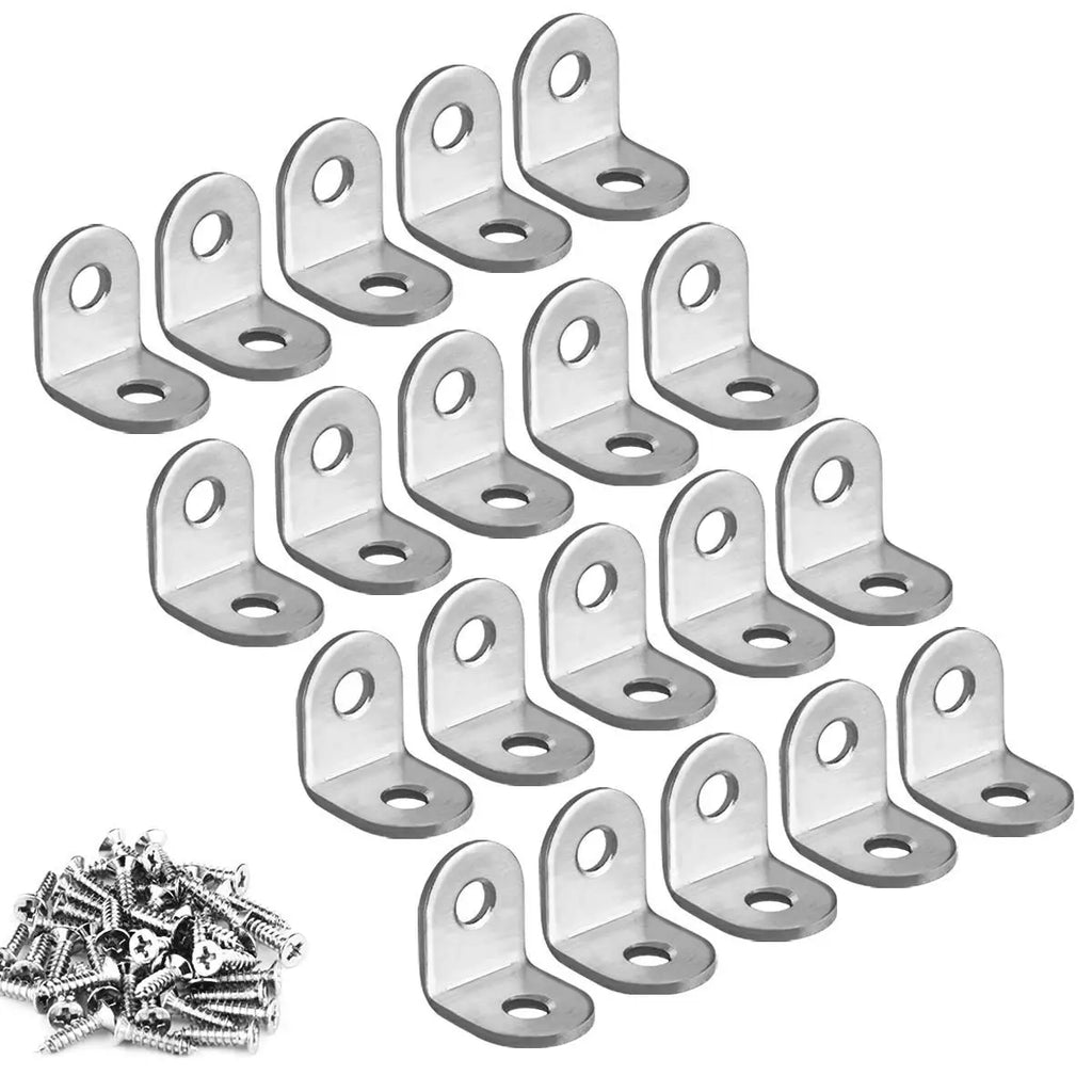 Stainless Steel L-Angle Bracket Compact Right-Angle Support L-Angle Bracket Qme