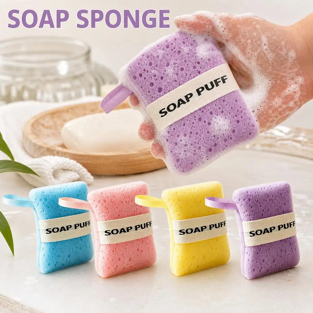 Mesh Soap Saver Bag – Hangable Bar Soap Pouch, 4 Colors Soap Saver Bag Qme