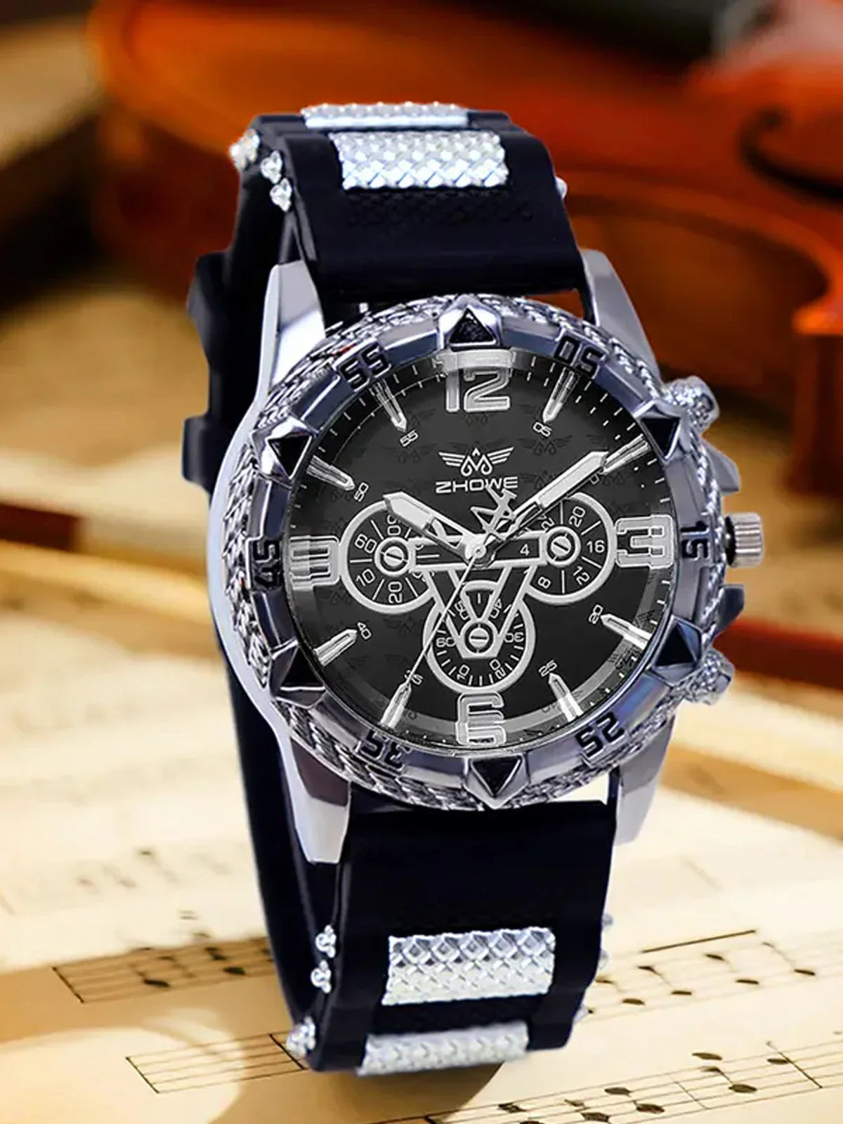 Men's Large Dial Quartz Watch – Business Casual Style Men's Quartz Watch Qme