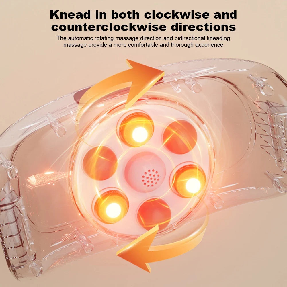 Electric Abdominal Massager – Bian Stone Warming Kneading Electric Body Massager Qme