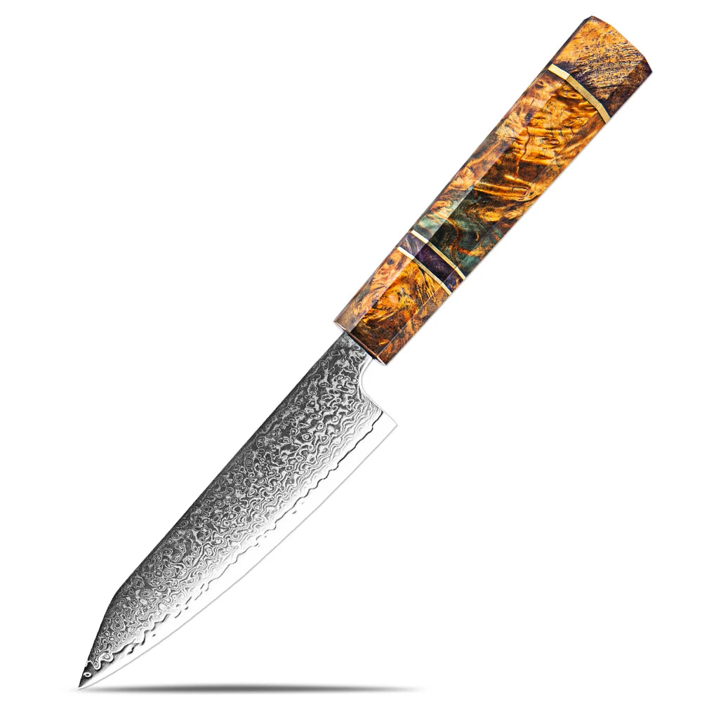 XITUO Damascus Steel Kitchen Knives Set – 1–7 Piece Kitchen Knife Set Qst Utility Knife