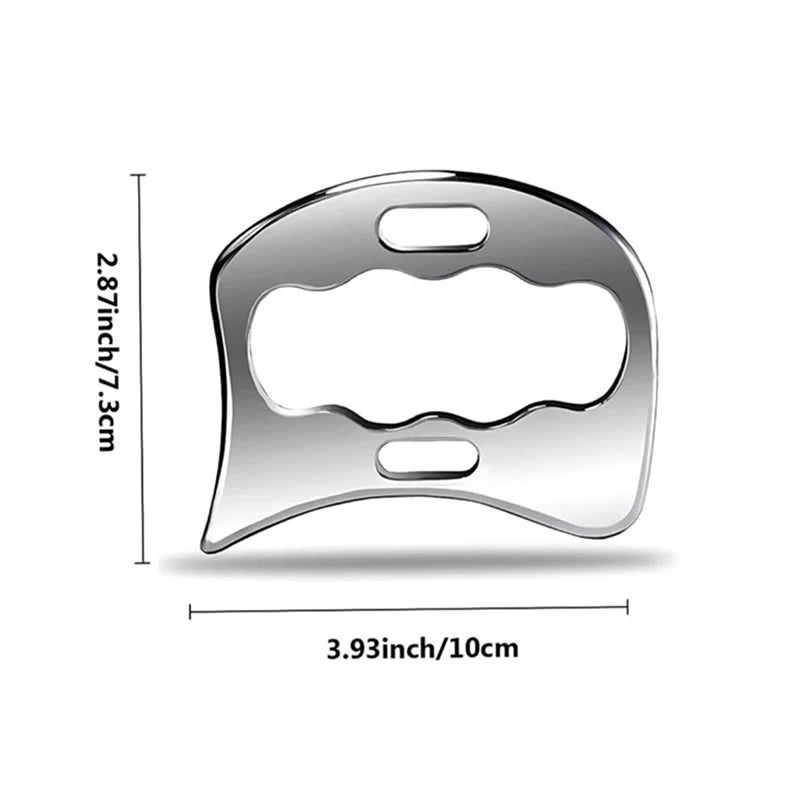 Stainless Steel Gua Sha Scraping Board – Body Muscle Massager Gua Sha Massager Qst