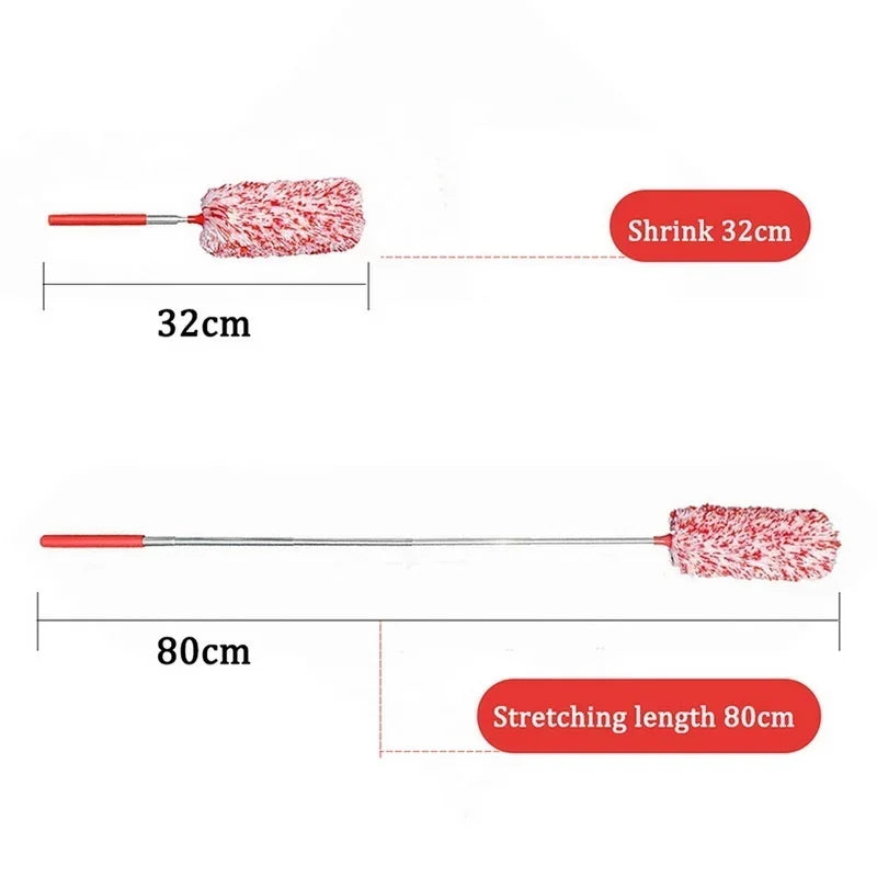 Telescopic Microfiber Electrostatic Duster – Extendable Handle Microfiber Duster Qme