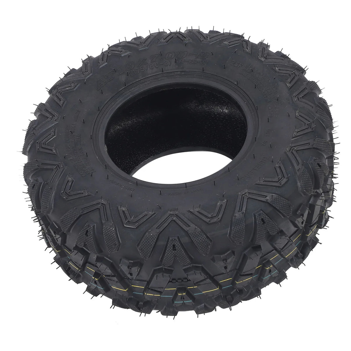 19x7-8 ATV Tire 6 Ply Rubber Replacement | 19x7x8 ATV Replacement Tire Qme