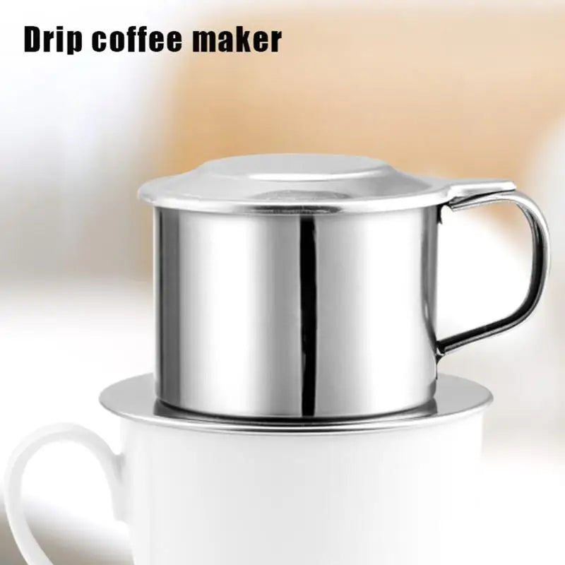 Vietnamese Coffee Drip Filter – Eco-Friendly Reusable Phin Cup Coffee Drip Filter Qst