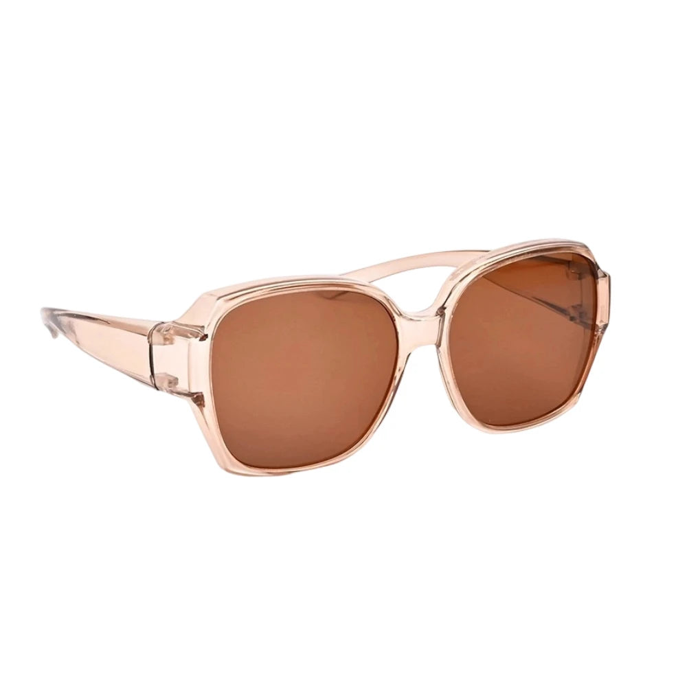 VOPHA Fit Over Glasses Sunglasses – UV400 Oversized Square Shades Fit Over Sunglasses Qst