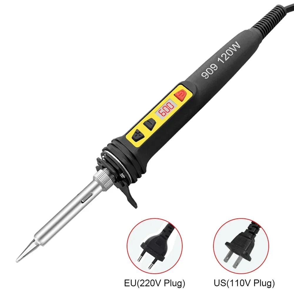 Digital Soldering Iron Kit 100W 120W 150W | Temp Calibration Digital Soldering Iron Qme