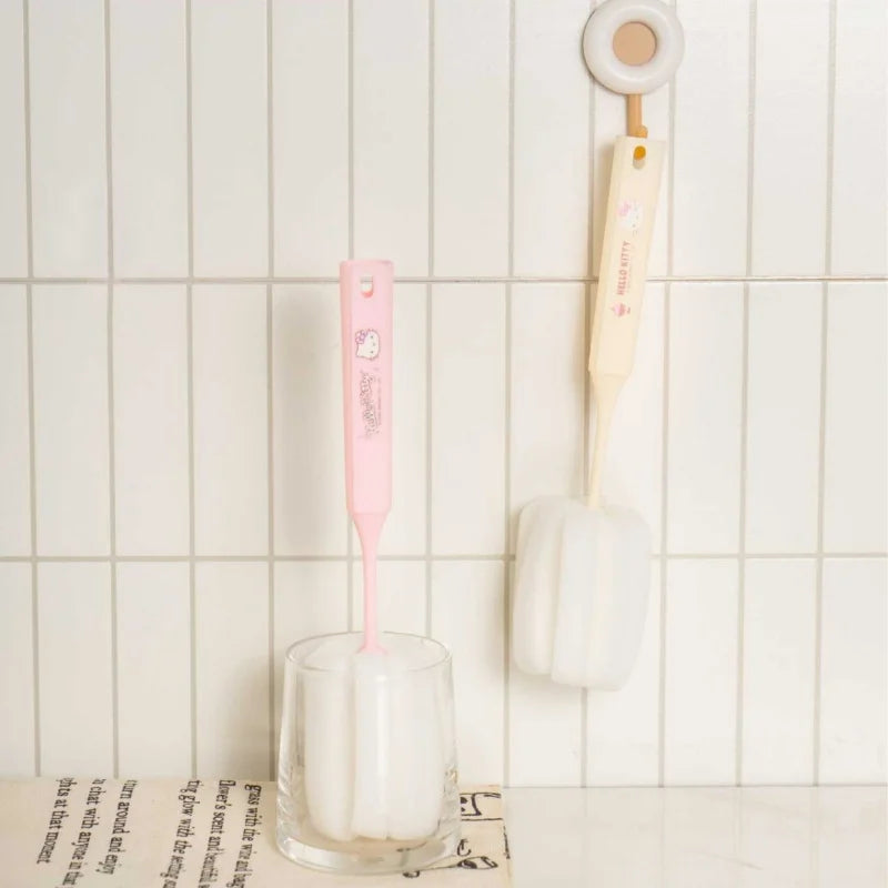 Hello Kitty Kuromi Long-Handle Bottle & Cup Cleaning Brush Bottle Cleaning Brush Qme