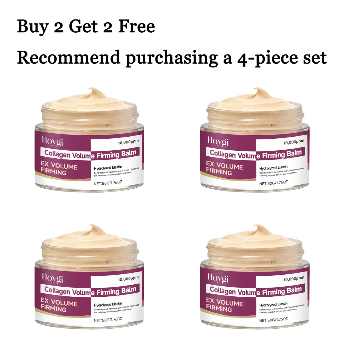Hoygi 50g Deep Moisturizing Face Cream – All Skin Types Facial Moisturizer Cream Qst 4 pcs