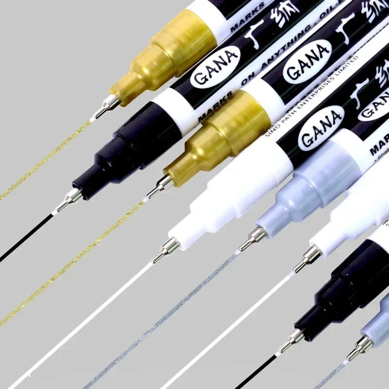 Permanent Paint Markers Fine Tip Waterproof – Rock, Wood & Canvas Paint Marker Pens Qme