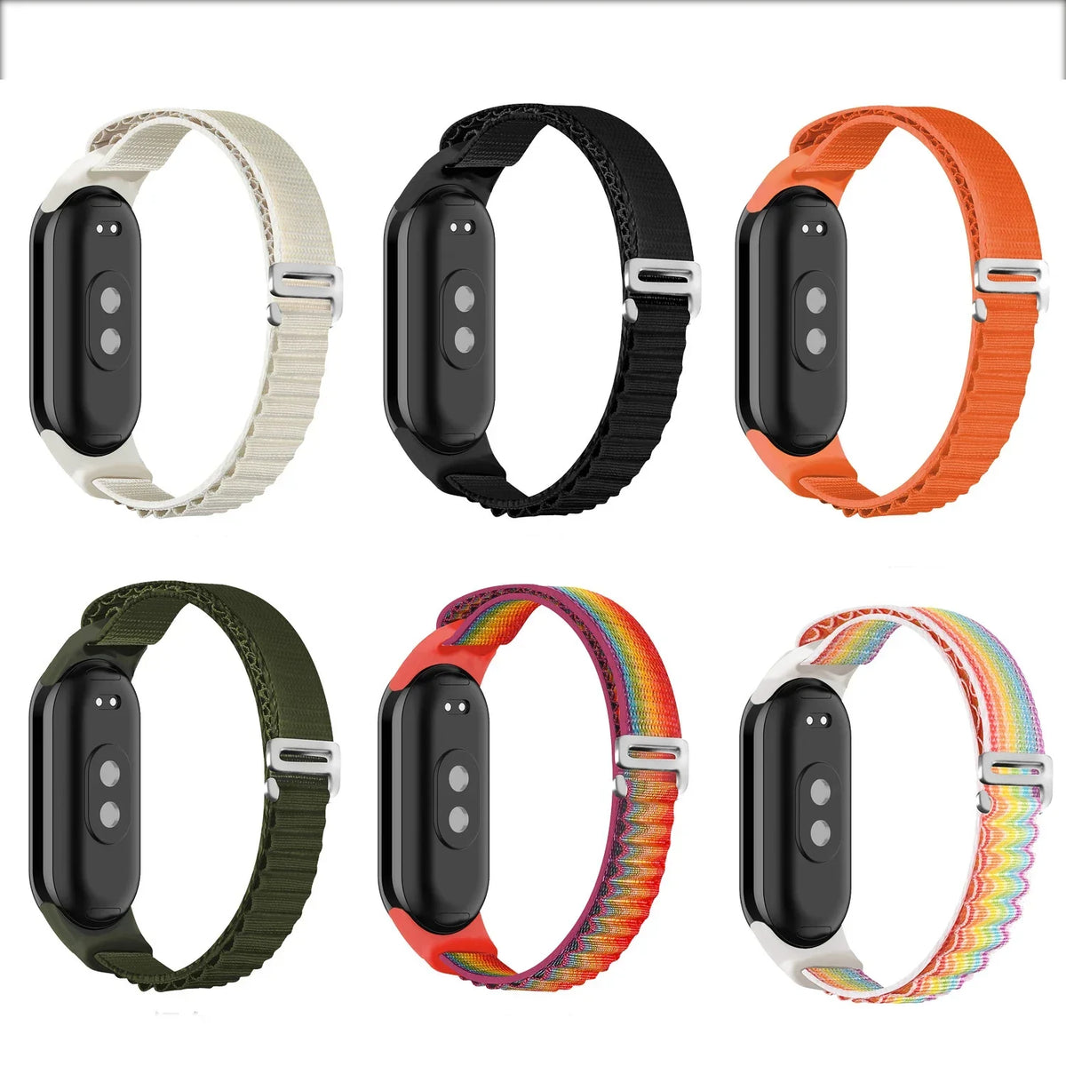 Alpine Loop Strap for Xiaomi Mi Band 8 – Soft Nylon Band Smartwatch Band Qme