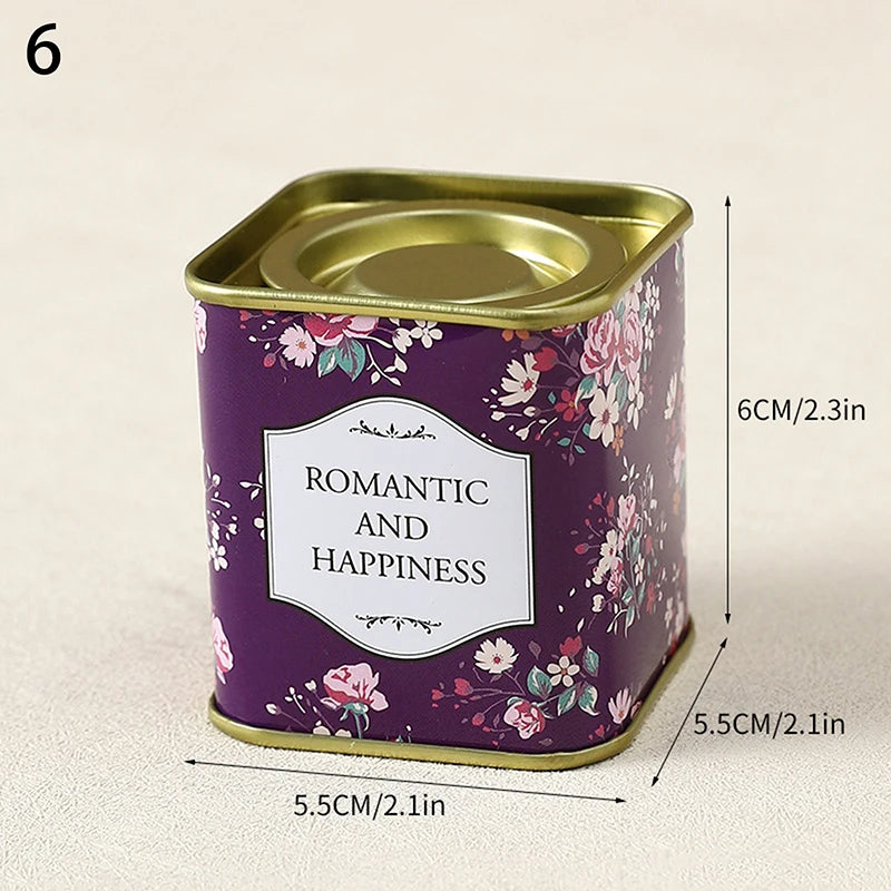 Mini Sealed Tin Cans for Tea, Coffee, Candy & Storage Tin Storage Can Qst 6
