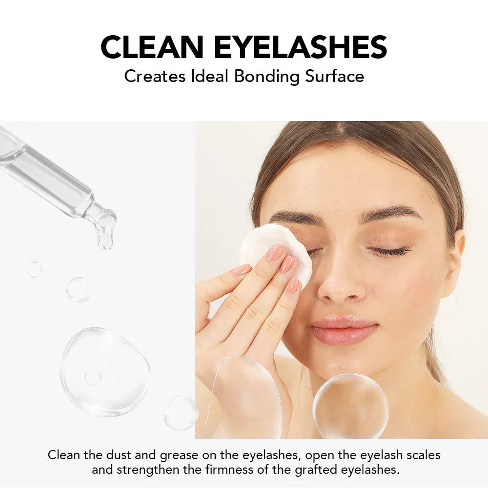 NATUHANA Eyelash Extension Primer & Bonder 10ml – Quick Dry Eyelash Extension Primer Qme