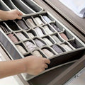 Fabric Storage Bag – Clothes & Socks Wardrobe Organizer Fabric Storage Bag Qme GRAY
