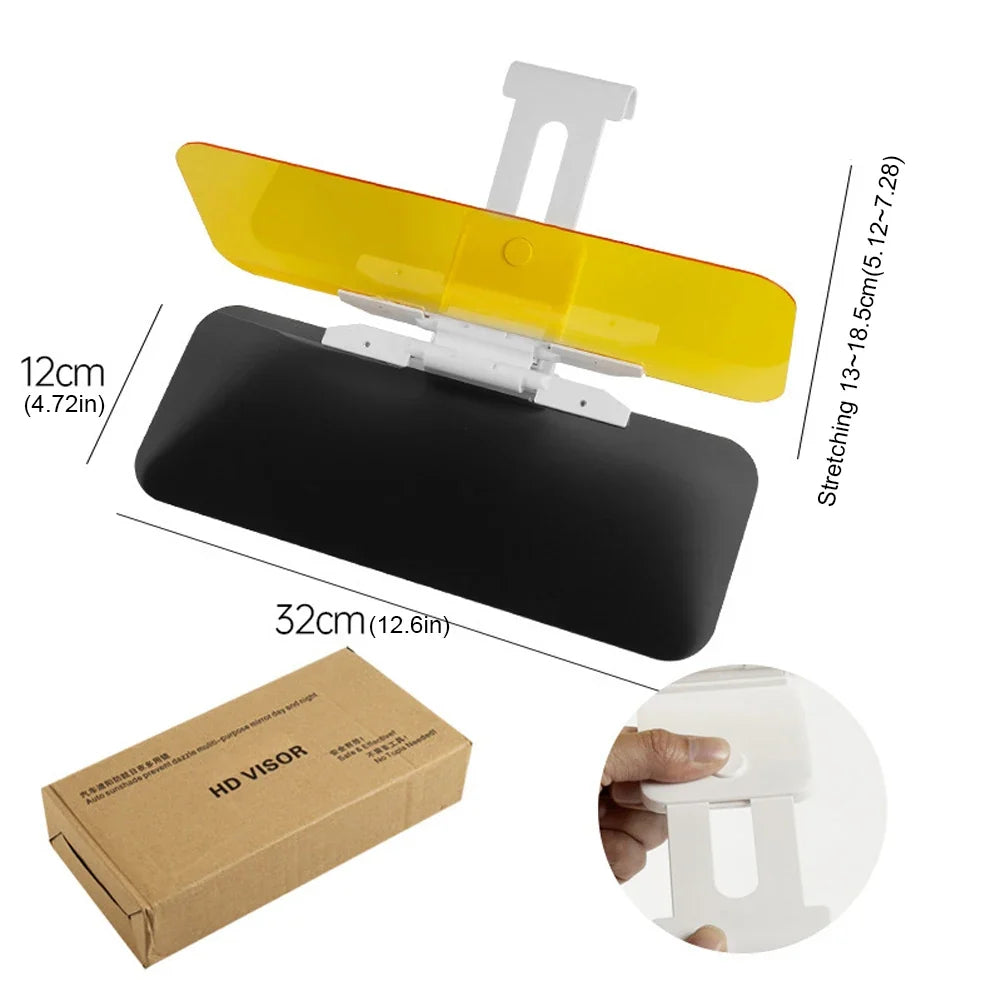 Polarized Car Sun Visor Extender – Anti-UV Foldable Sunshade Car Sun Visor Qme