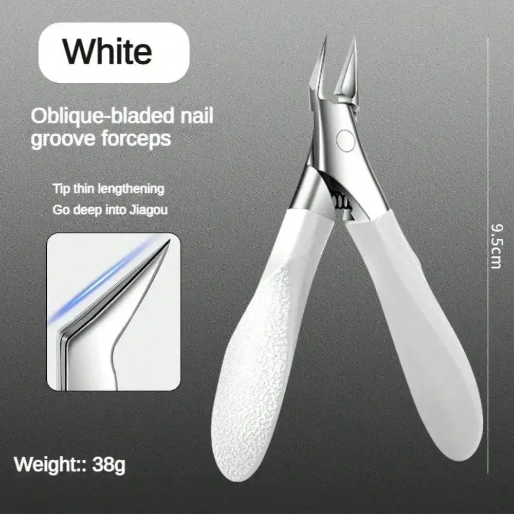 Professional Nail Clippers & Cuticle Trimmer | Stainless Steel Nail Clipper Set Qme