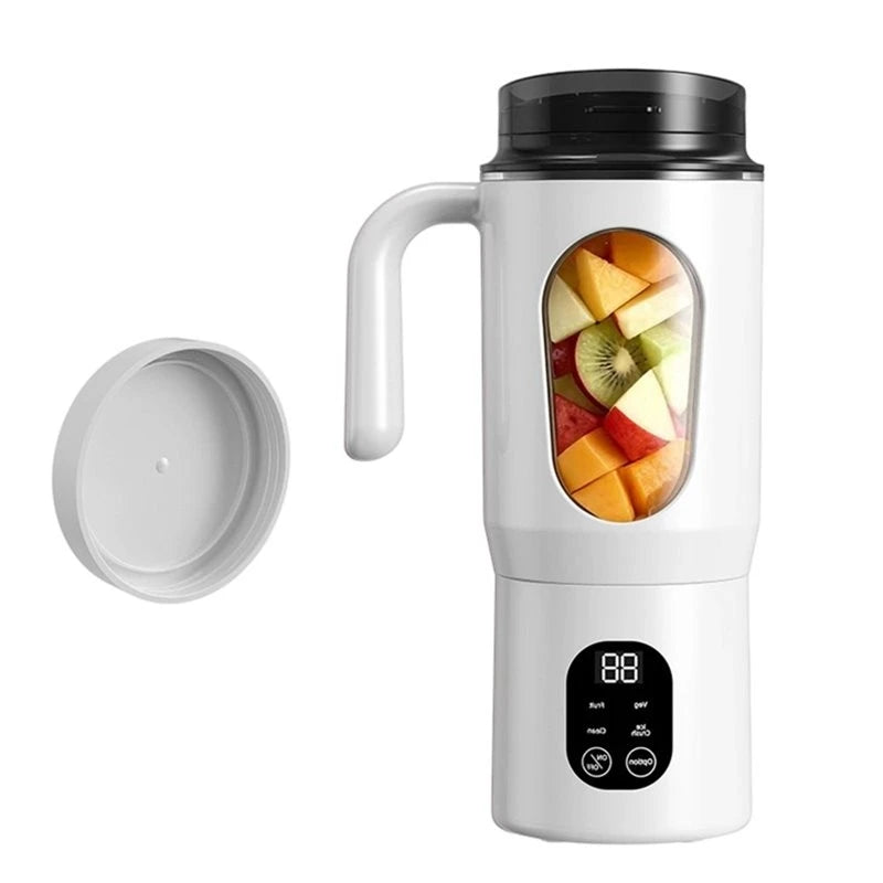 B15C Portable Blender Bottle 500ml Rechargeable Juicing Cup Portable Blender Bottle Qst White