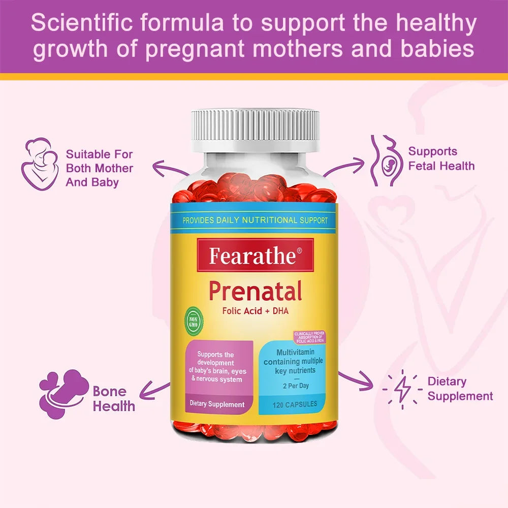 Prenatal Multivitamin Biotin & Folic Acid – 120 Capsules Prenatal Multivitamin Qst