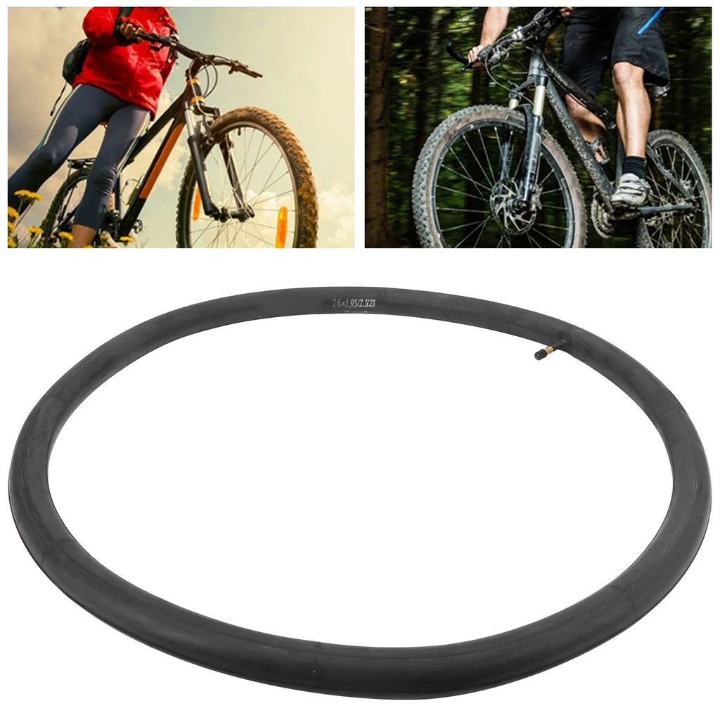 26" Butyl Rubber Bike Inner Tube – Schrader Valve 1.95/2.125 Bike Inner Tube Qme