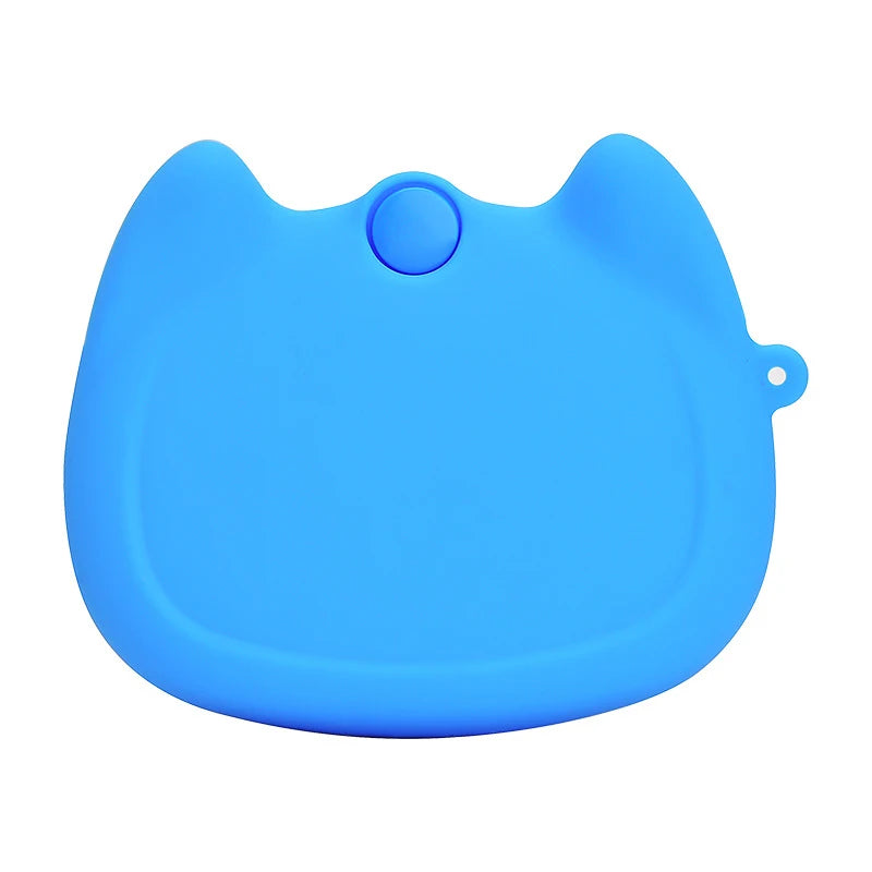 Silicone Retainer & Denture Case with Vent Holes | Portable Dental Storage Case Qst Dark blue