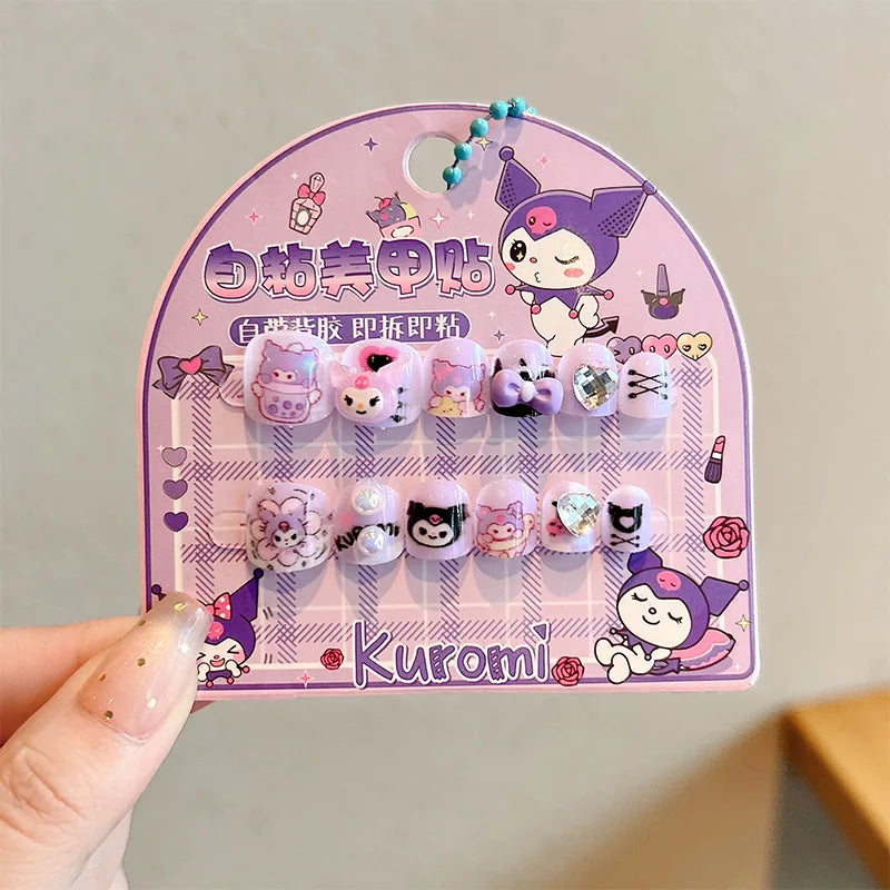 Hello Kitty Kuromi 3D Nail Art Stickers & Decals – Non-Toxic 3D Nail Art Stickers Qme 5