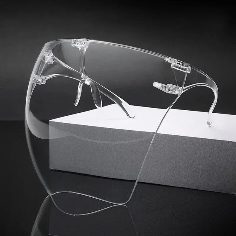 Anti-Fog Full Face Shield Safety Glasses UV400 – 2-Pack Protective Face Shield Qme