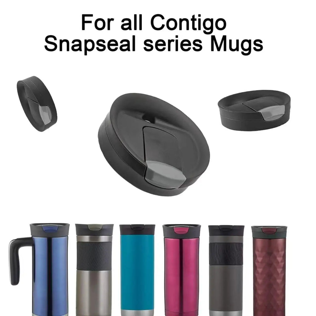 4-Pack Silicone Replacement Stoppers for Contigo Snapseal Lids Travel Mug Accessory Qme