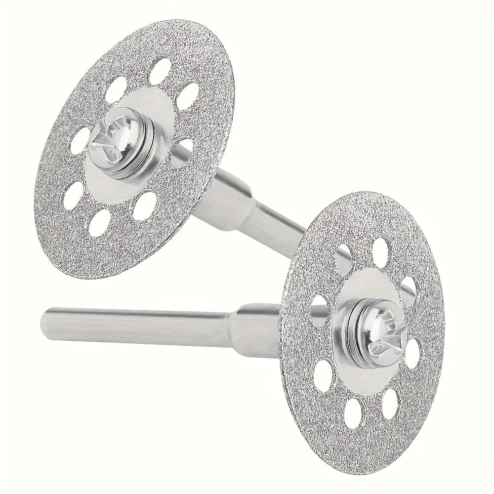 50-Piece Diamond Cutting Disc Set – Stone, Ceramic & Metal Diamond Cutting Disc Set Qme
