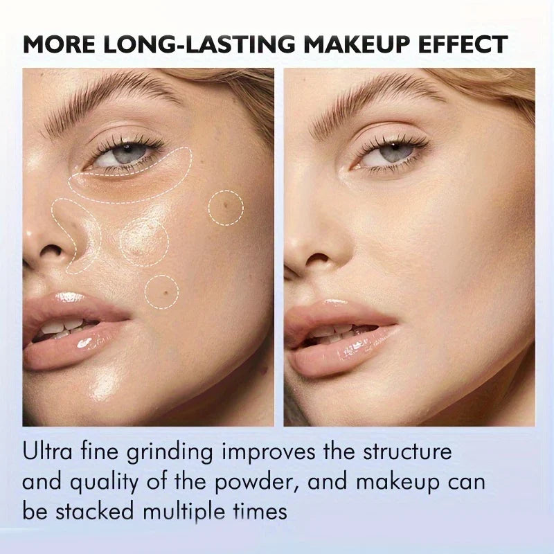 Oil-Control Soft-Focus Setting Powder – Covers Pores | Qme Setting Powder Qme