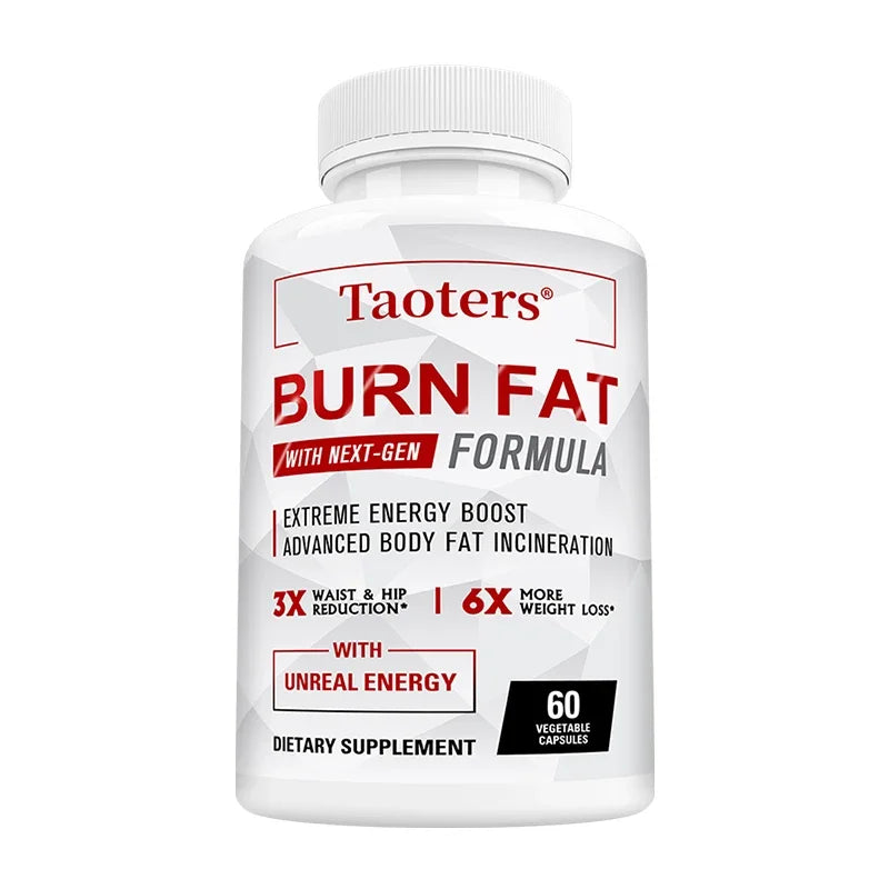Taoters Metabolism Capsules – Energy, Digestion & Body Support Metabolism Supplement Qst 60 count-1 bottle
