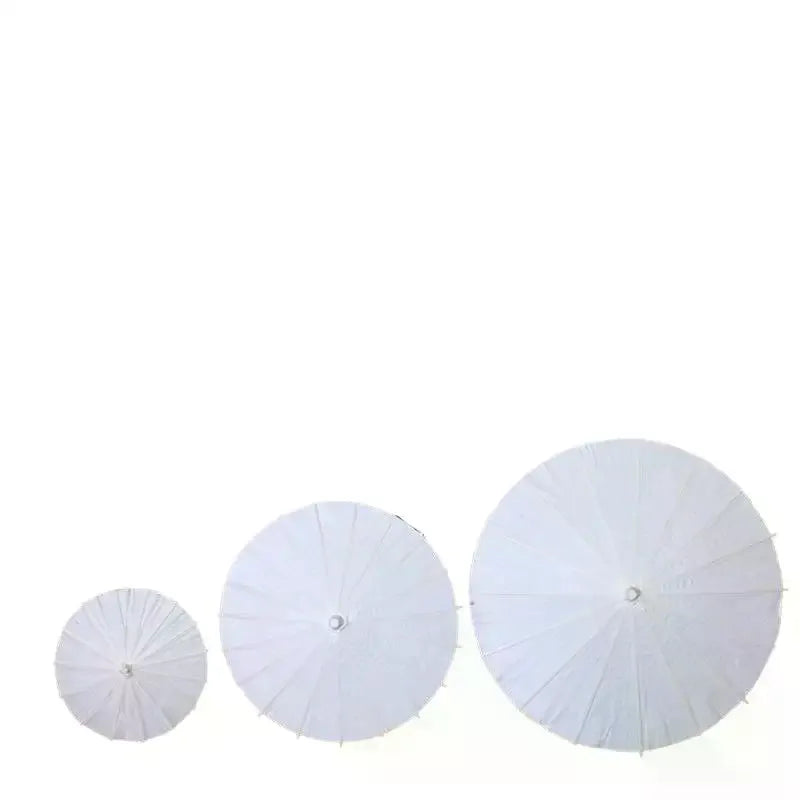 Blank Paper Umbrella DIY Craft Prop – 20cm to 84cm Sizes DIY Craft Prop Qme