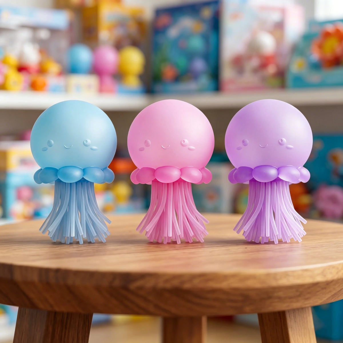 Jellyfish Squeeze Toy – Soft TPR Sensory Fidget Squish Ball Sensory Fidget Toy Qst