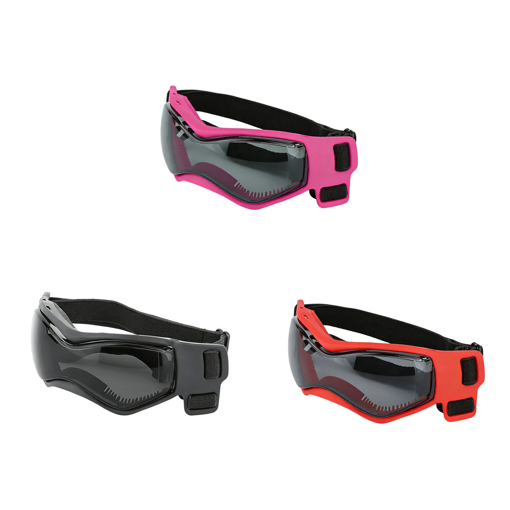 Dog Goggles UV Protection Adjustable Straps – Dustproof Sunglasses Dog Goggles Qme