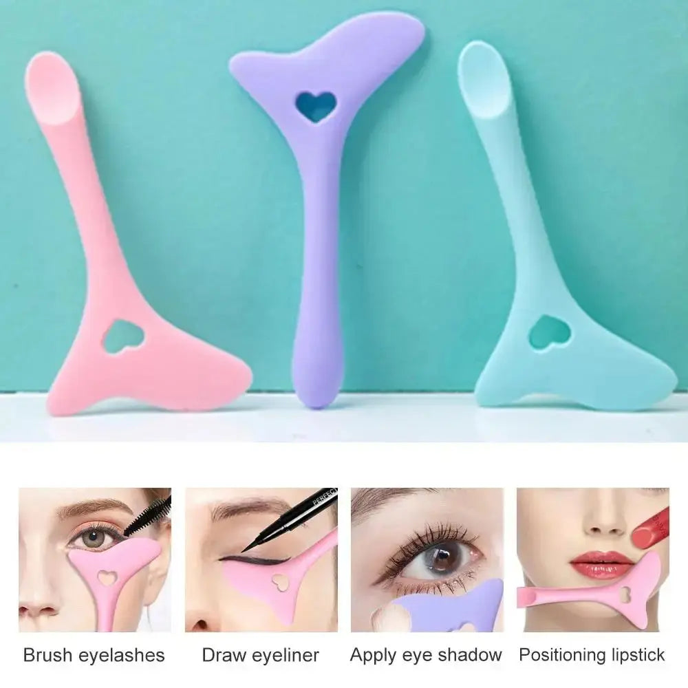 Silicone Eyeliner Stencil Wing Tips & Lip Liner Aid Tool Eyeliner Stencil Tool Qme