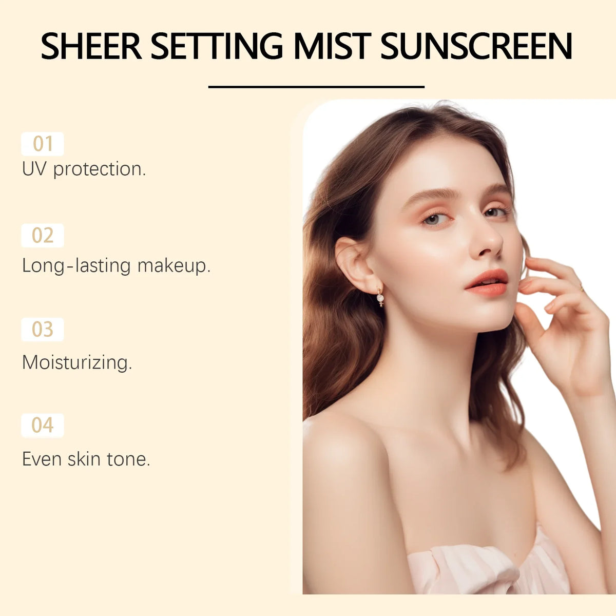 SPF 50+ Makeup Setting Spray – Oil Control & UV Protection Makeup Setting Spray Qme