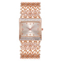 Women's Luxury Bracelet Watch | Gold & Silver Stainless Strap Bracelet Watch Qme Rose Golden