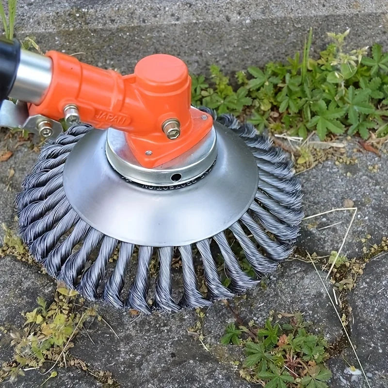 Heavy-Duty Wire Trimmer Head – Rust-Proof High Carbon Steel Trimmer Head Accessory Qme 1pc