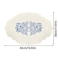 Retro Floral Silicone Placemat – Waterproof Non-Slip Table Mat Silicone Placemat Qst A2 0