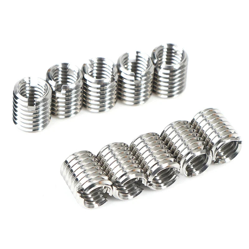 M8 to M6 Stainless Steel Thread Reducer Adapters – 10 Pack Thread Reducer Adapter Qme