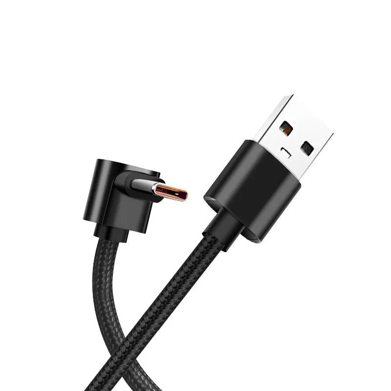 90° Braided USB-C Fast Charging Cable PD | 4 Lengths USB-C Charging Cable Qme