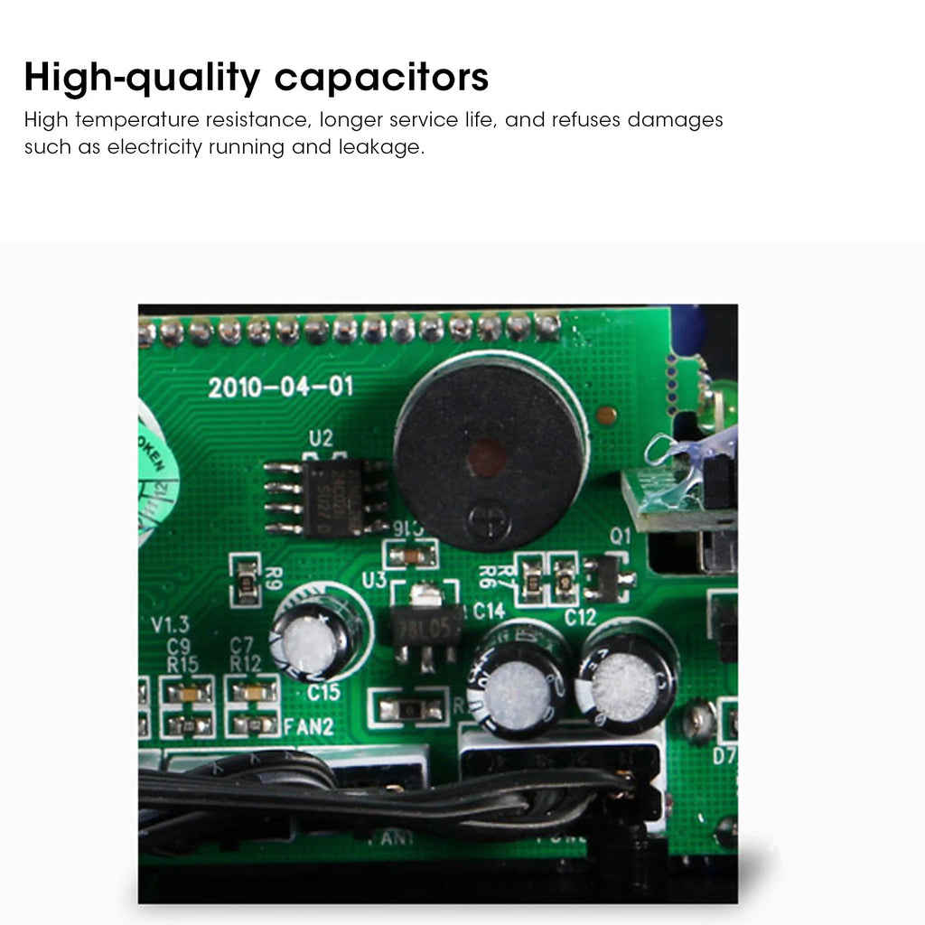 STW-6041 4-Channel CPU Fan Controller with LCD Display PC Fan Controller Qst