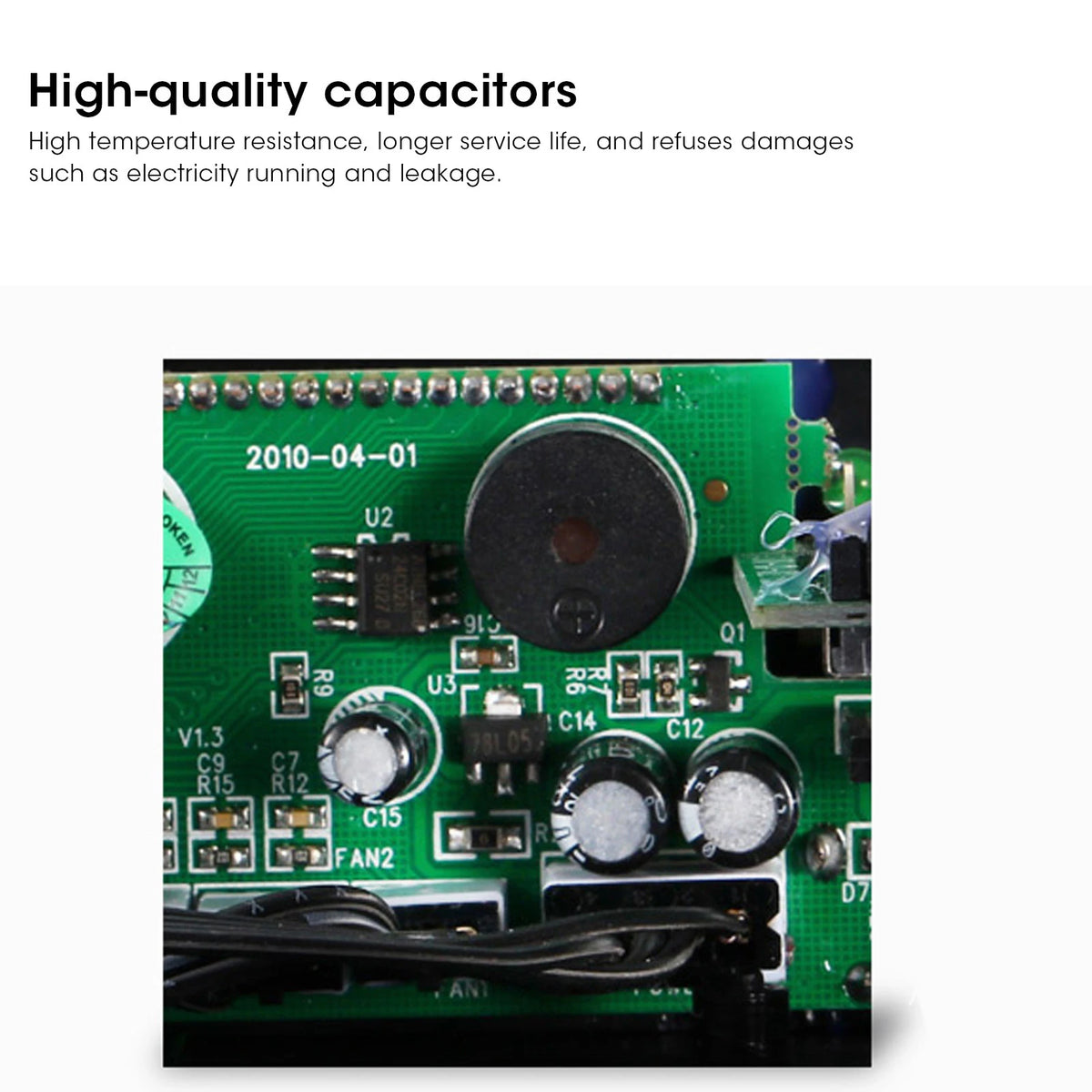 STW-6041 4-Channel CPU Fan Controller with LCD Display PC Fan Controller Qst