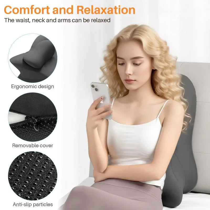 Memory Foam Wedge Pillow – Multi-Position Ergonomic Support Wedge Support Pillow Qst