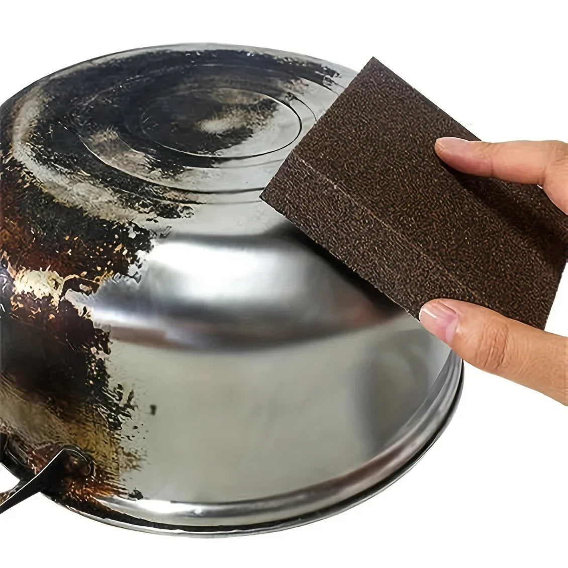 Portable Sponge Pot Bottom Brush | Kitchen Cleaning Tool Kitchen Cleaning Brush Qme
