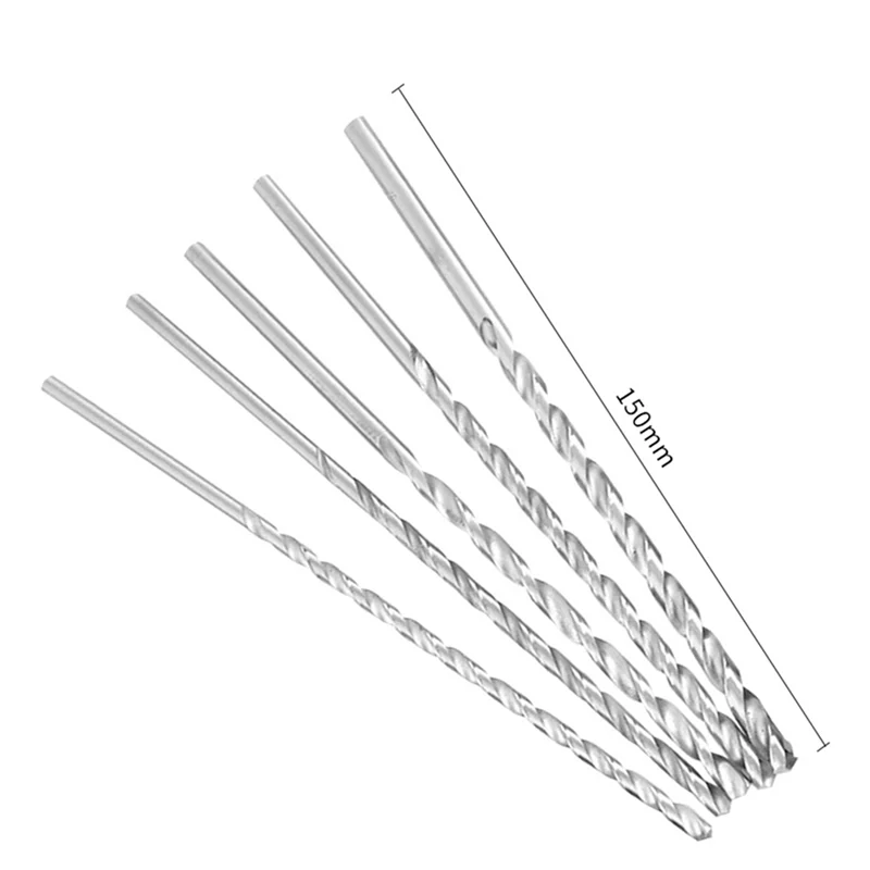 Extra Long HSS Twist Drill Bits Set – Straight Shank Wood & Metal HSS Drill Bit Set Qme