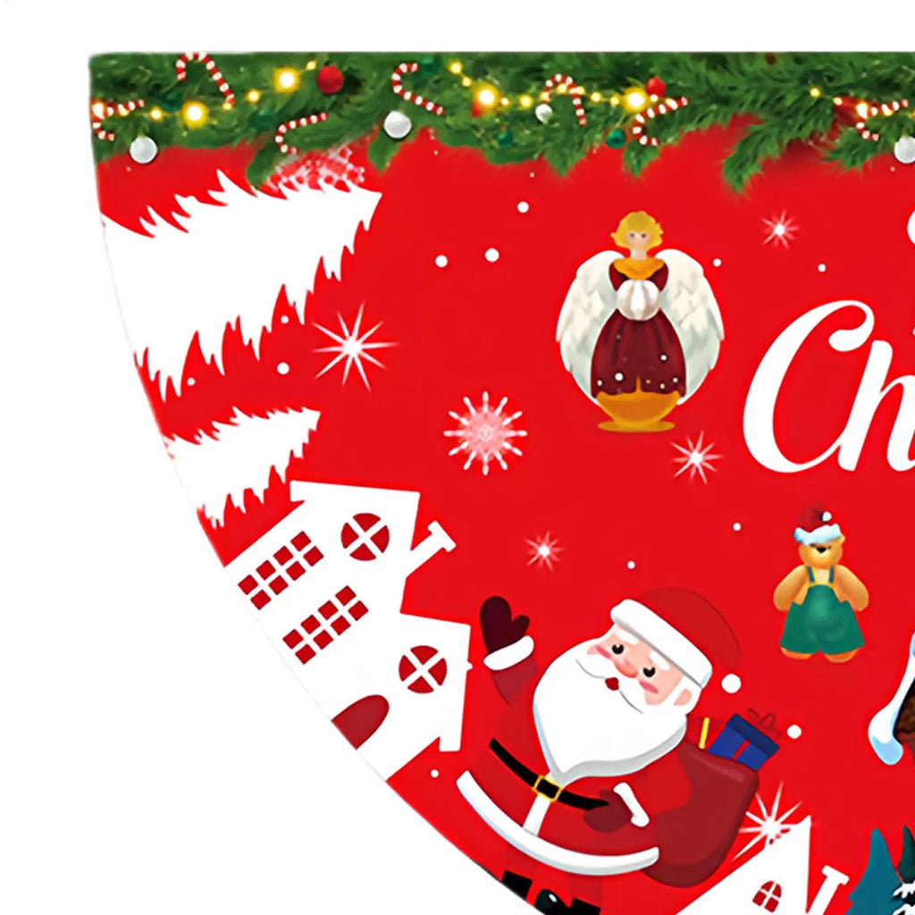 Christmas Half Fan Banner – Waterproof Festive Party Decor Christmas Party Banner Qme