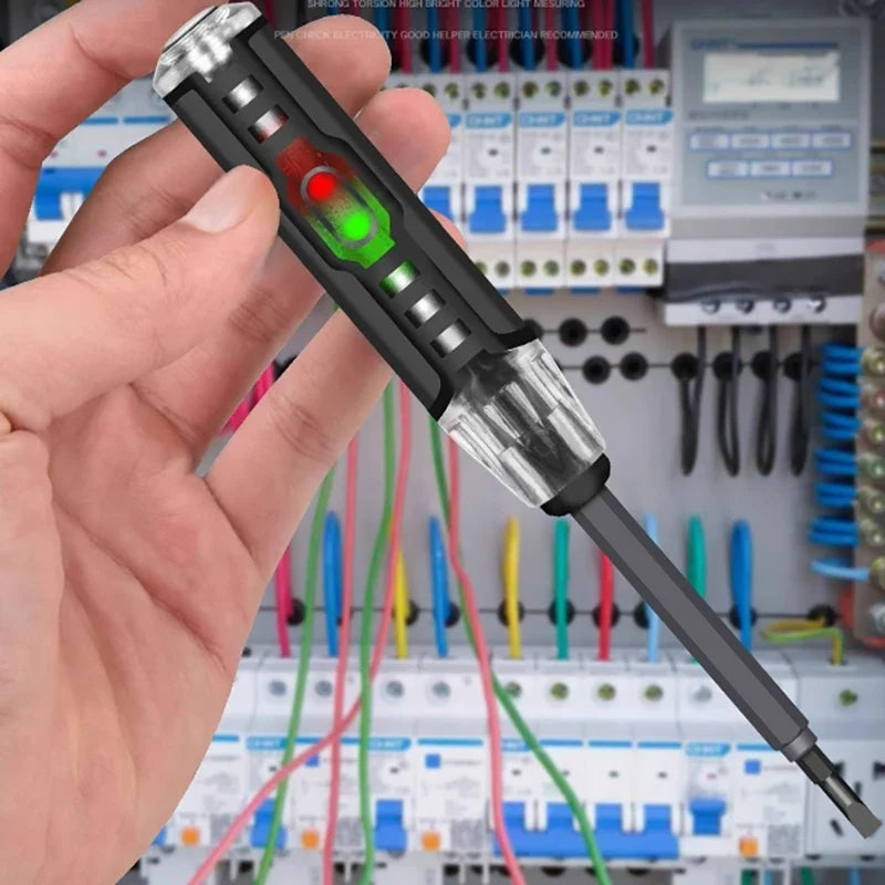 B05 Electric Voltage Tester Screwdriver Pen | Aluminium-Copper Voltage Tester Pen Qme