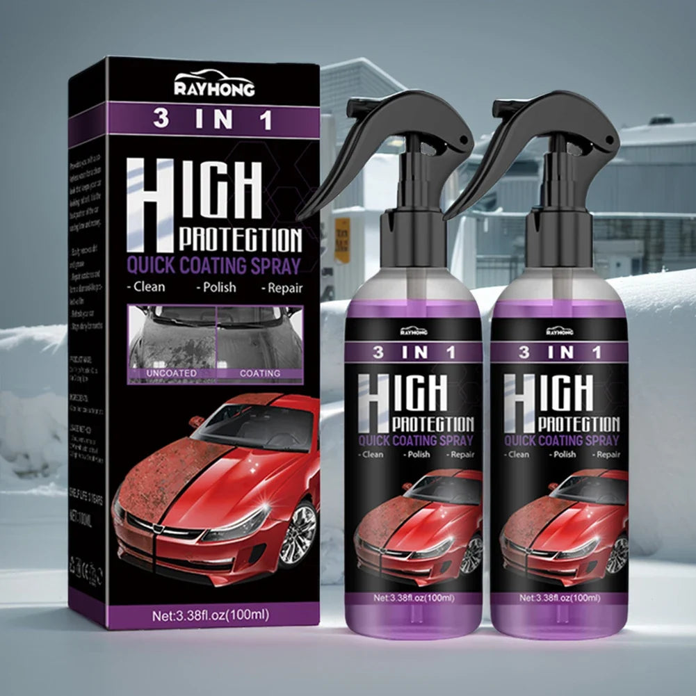 Nano Ceramic Coating Spray Wax – Car Polish & Scratch Care Ceramic Coating Spray Qme