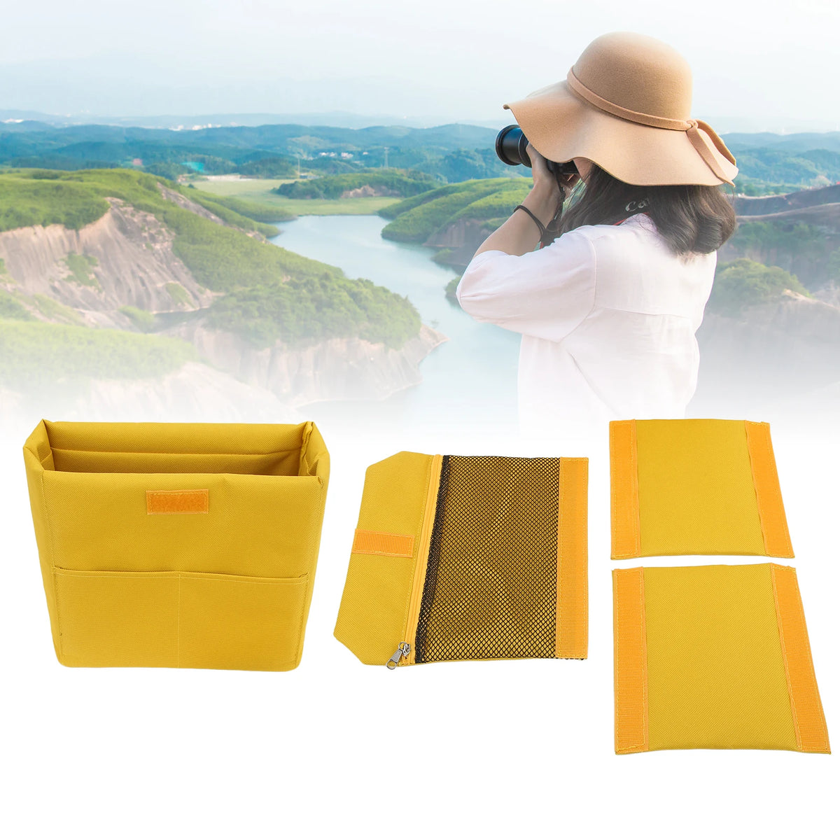 Waterproof Shockproof Camera Insert Bag for SLR Lenses Camera Insert Bag Qst