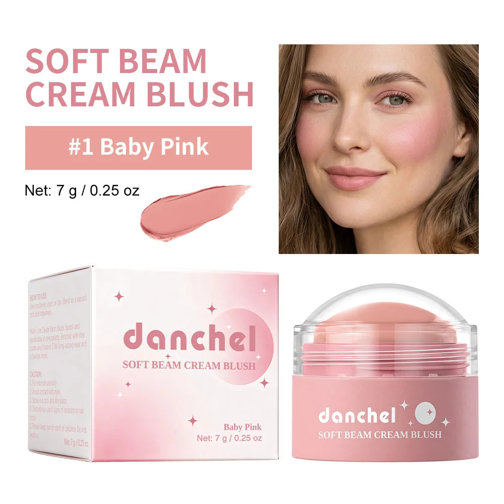 Moisturizing Cream Blush – Matte Soft Focus Natural Cheek Color Cream Blush Qst 01